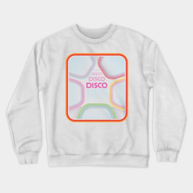 DISCOrrected, Disco House Nation connection Crewneck Sweatshirt by dojranliev